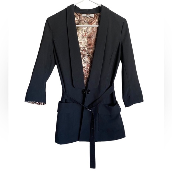 Stella McCartney Jackets & Blazers - Stella McCartney Black Belted Blazer